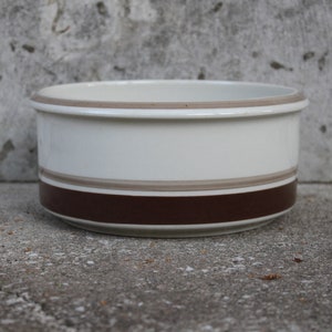 Arabia Finland PIRTTI Wegdable Bowl, Designed by Raija Uosikkinen, 1970s Scandinavian Design