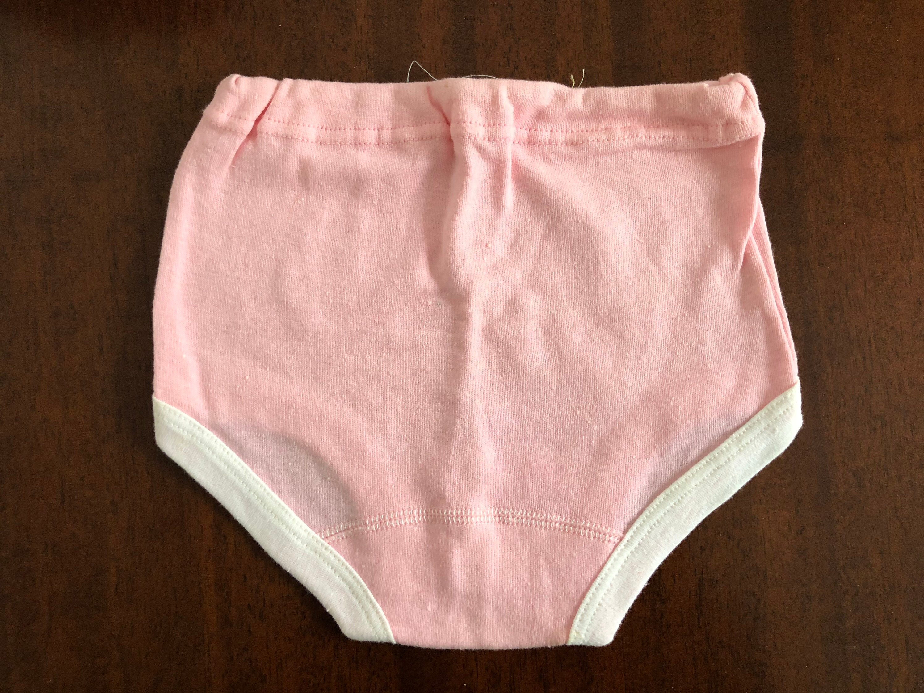 Vintage Vintage Children Underwear, Size 6 8, 100 % Light Pink Cotton,  Unused , Collectible -  Canada