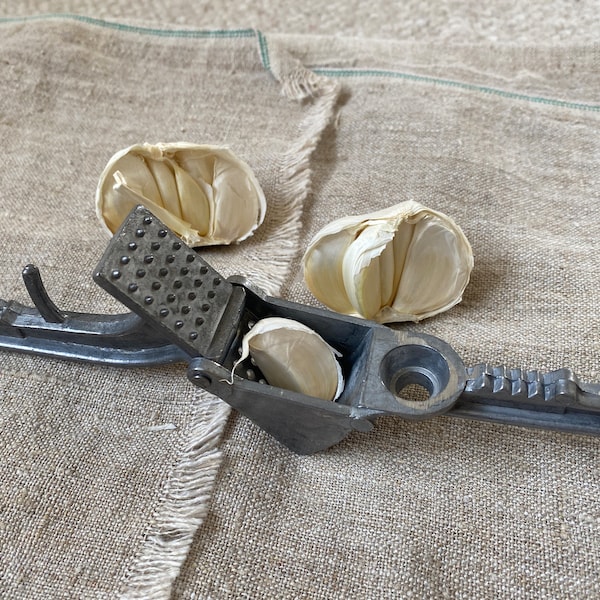 Antique Garlic Press Etsy