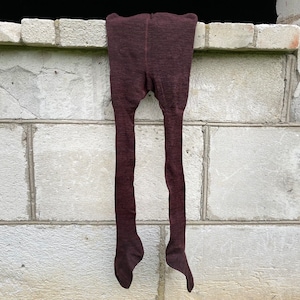 Vintage Tights for Kids Cotton Pantyhose Tights Unused Brown Stockings Retro 80s Children Size 6 year, Vintage Children Clothes