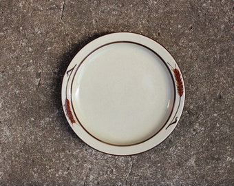 Höganäs Keramik Weizen kleiner Teller Dessertteller Vintage Dessertteller Hoganas Stengods Schwedisches Steingut Design