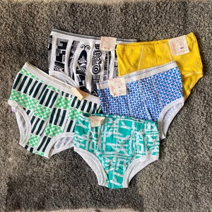Men Vintage Undies Size S and S/M Retro Underwear  Cotton High Waist Underpants Unused  with Factory Tag