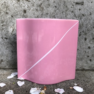 Höganas Vase Pink Flower Vase Scandinavian Vintage Design Retro Home Decor