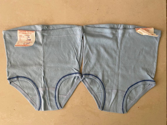 Underwear Kids Set of 2 Vintage High Waist Teen Girls Underpants Vintage  Cotton Kids Underwear Blue Pants, New Old Stock, Collectible -  Canada