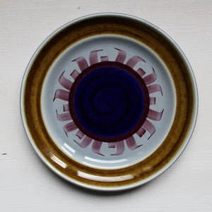Rörstrand IDUNA Plate, Designed By Olle Alberius, Hand Painted Ceramic Plate Collectible Vintage Scandinavian Design