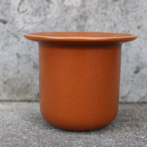 Höganäs Keramik Jar Swedish Vintage Terracotta Stoneware Jar, Scandinavian Design
