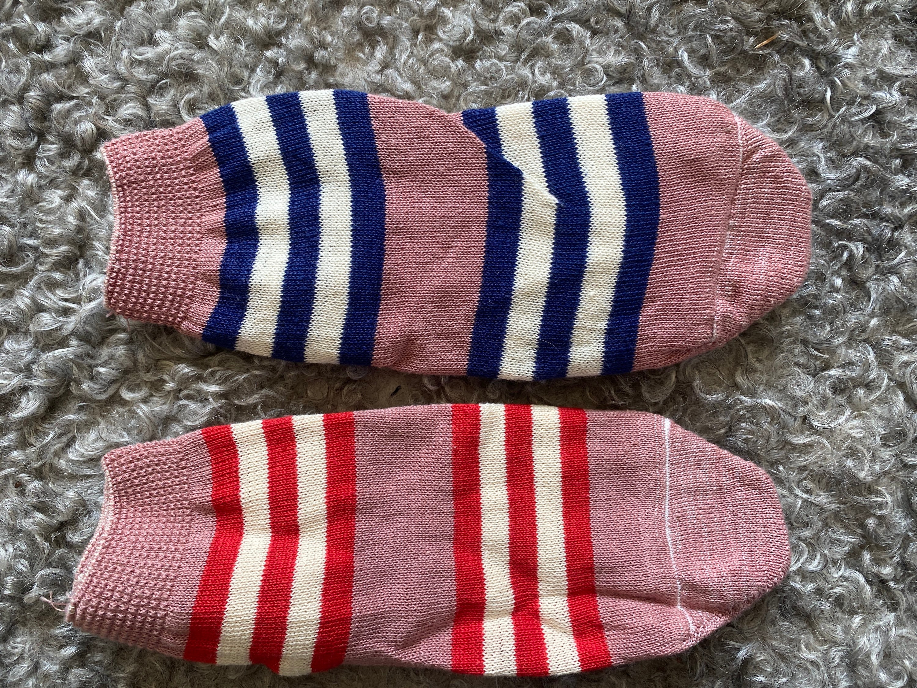 Chaussettes Jambières Bébé Vintage 80s – Belmont Heritage, Bleu Coton, NOS, Taille 9-11