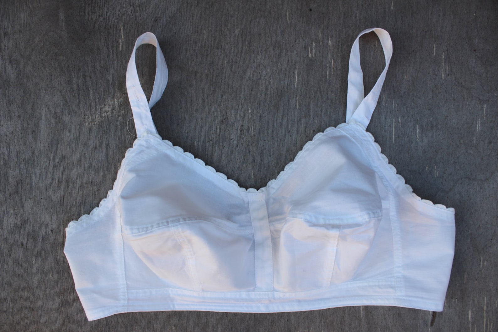 60s Nursing Bra Vintage White Cotton Brassiere Ladies White Etsy