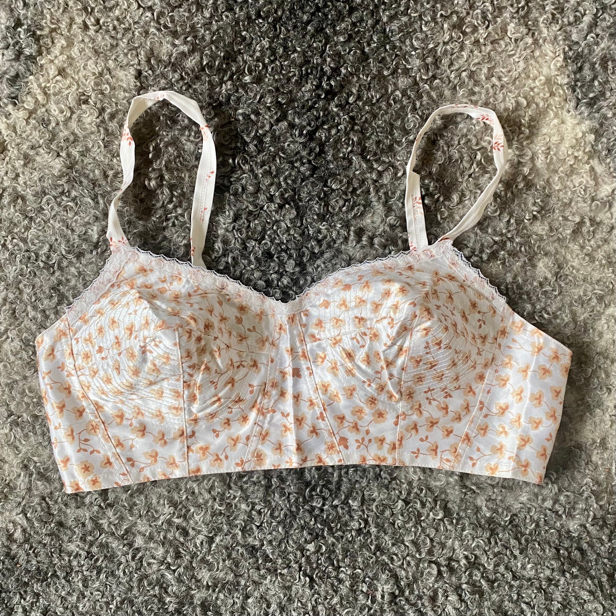 Flower Print Bra -  UK