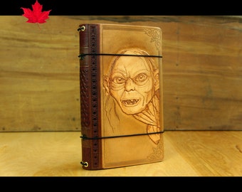 My Precious, Gollum,Sméagol,Trahald,lord of the rings travelers notebook,Leather Travellers Notebook Cover,lotr ,middle earth, hobbit