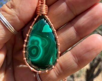 Malachite necklace