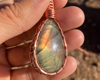 Labradorite necklace