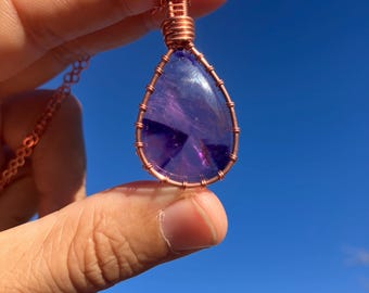 Amethyst necklace