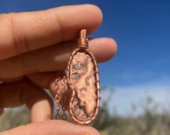 Native copper necklace