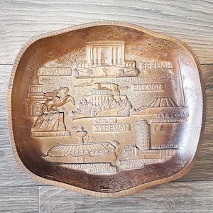 Yerevan Vintage Wall Decoration, Yerevan Land Marks, Home Decor, Armenian Decorative Art, Yerevan Souvenir, Erevan Erivan Jerevan Forever