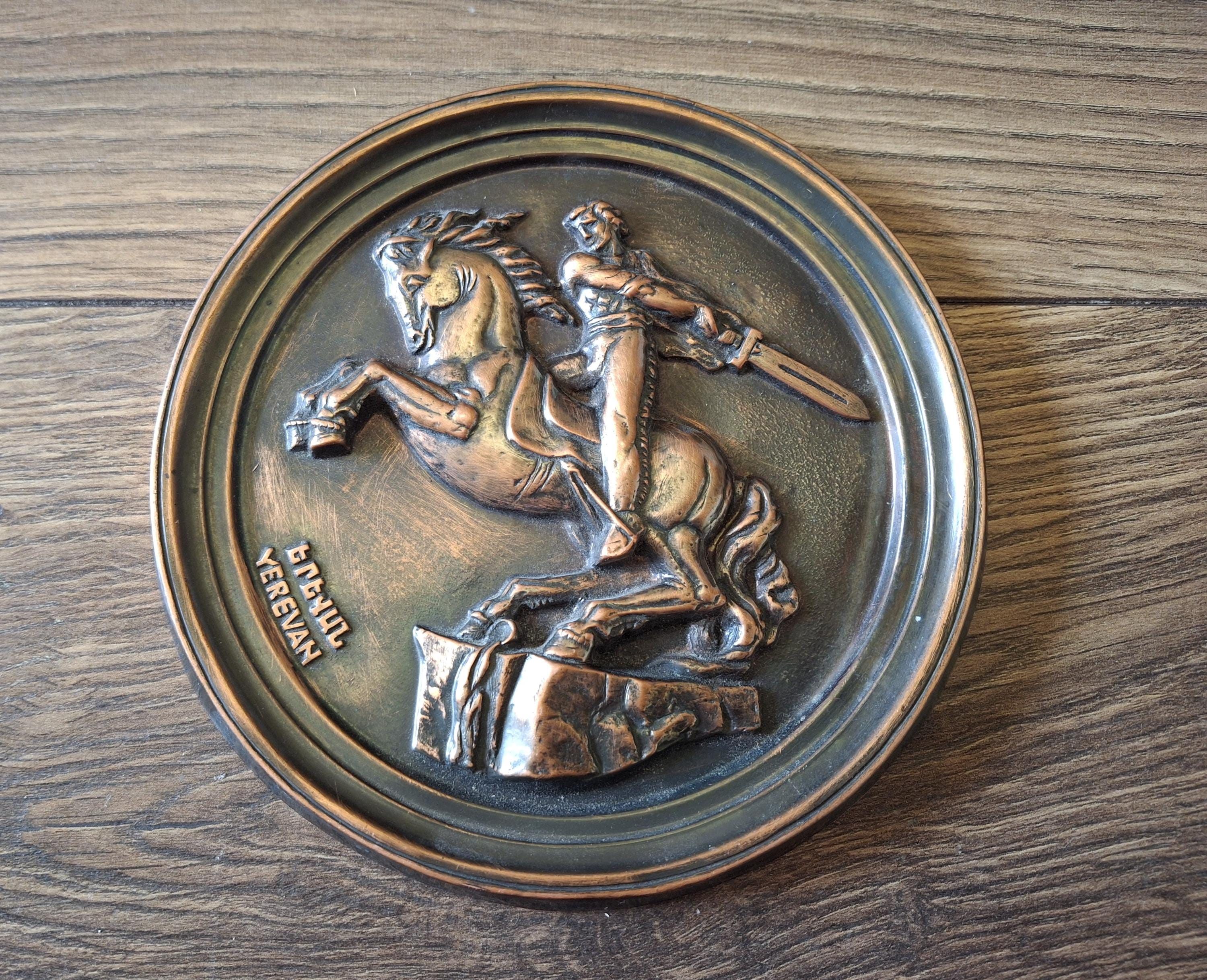 Pendentif En Argent Sterling 'David Of Sassoun' - Héros Arménien - Bijou Neuf Sans Emballage