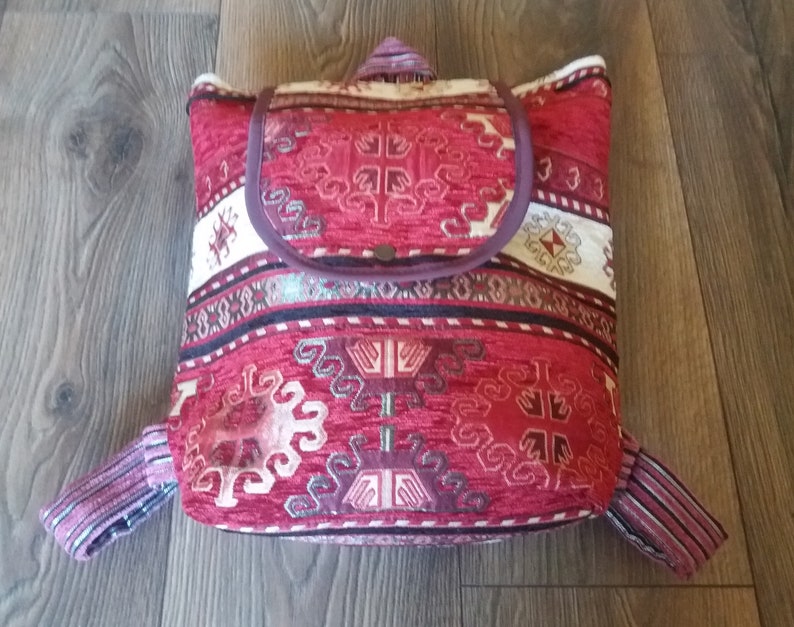 Handmade Backpack Bag Armenian Backpack Ethnic Bag