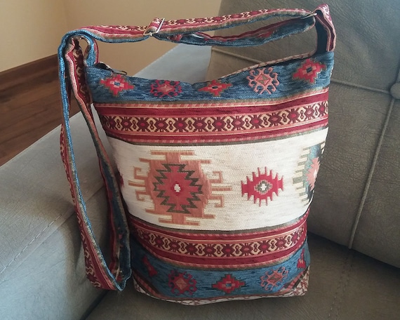 Bolso de hombro hecho a mano, bolso armenio, bolso étnico, bolso