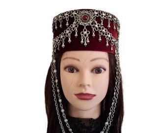 Traditional Armenian Head Decoration: Wedding Headdress, Festive Celebrations