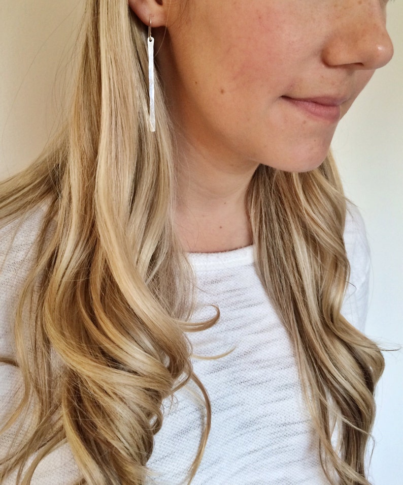 Single Fine Silver Earrings Etsy