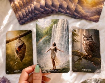 Wings Of Becoming Oracle Deck: Metamorphosis, Healing, Transformation (53 Cards & Guidebook)