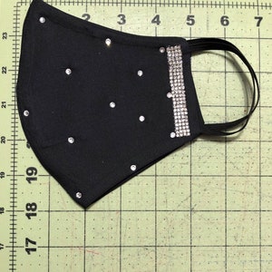 Sparkly face mask | washable 100% cotton | filter opening | more colors available! Made in the USA. Fast shipping!