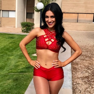 Custom Dance Audition Outfit - Pro Sports Dancewear - Personalized Performance Attire - Cheer Team Uniforms - Tryout Set