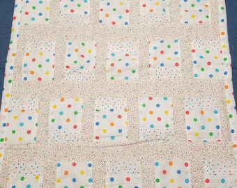 Baby Blankets Handmade, Baby Quilts for Sale, Hand Made Quilts, Lap Quilt, Homemade Quilts, Polka Dot Fabric, Baby Quilts Handmade