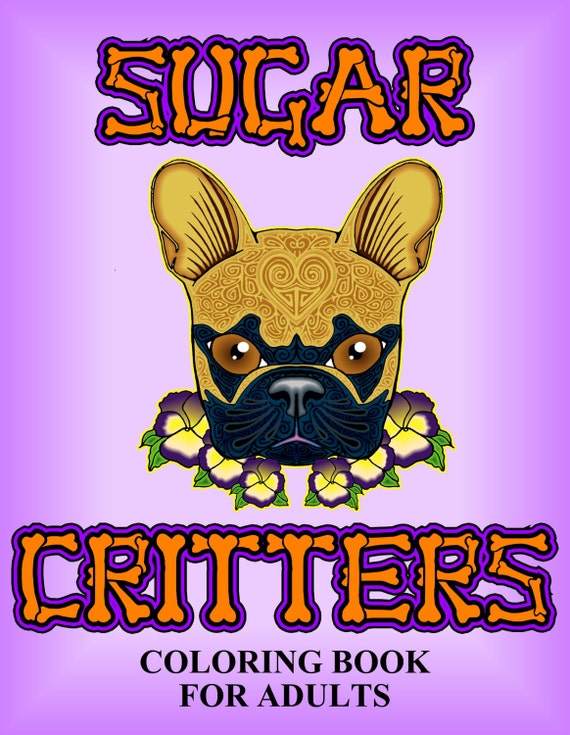 Download Sugar Critters Adult Coloring Book Pdf Format Etsy