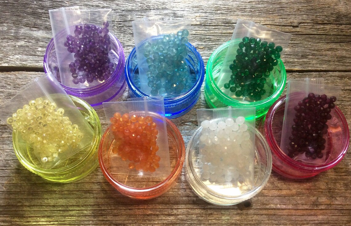 Rainbow Gemstone Bead Assortment Etsy