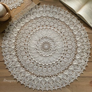 Arcanoweave Crochet Doily Pattern, PDF Digital Download image 2