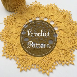 Court of the Sun Doily Pattern (English & Russian Only) – PDF Digital Download