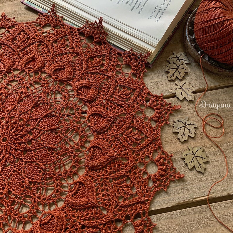 Flora Crochet Doily Pattern, PDF Digital Download image 4