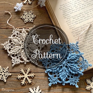 Inscribed Snowflake Crochet Pattern, PDF Digital Download