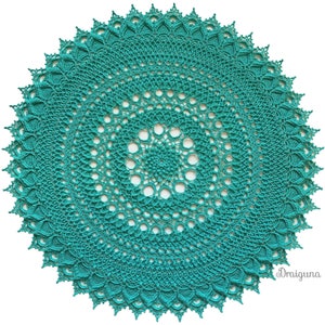 Oculus of Stars Crochet Doily Pattern, PDF Digital Download image 4