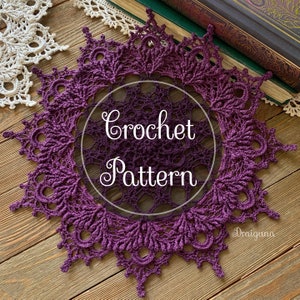 Mystriel Crochet Doily Pattern, PDF Digital Download