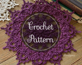 Mystriel Crochet Doily Pattern, PDF Digital Download