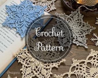 Wintertale Snowflake Crochet Pattern, PDF Digital Download