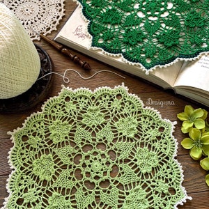 Shamrock Soiree Crochet Doily Pattern, PDF Digital Download image 6