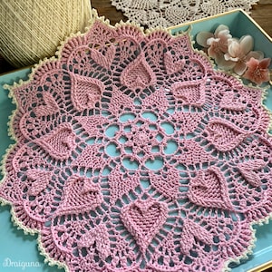 Sweetheart Soiree Crochet Doily Pattern, PDF Digital Download image 9