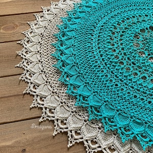 Oculus of Stars Crochet Doily Pattern, PDF Digital Download image 6