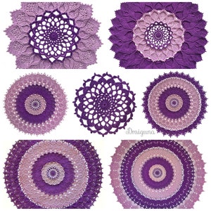 Arcanoweave Crochet Doily Pattern, PDF Digital Download image 9