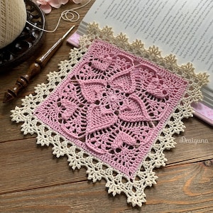 Sweetheart Square Crochet Pattern, PDF Digital Download image 9