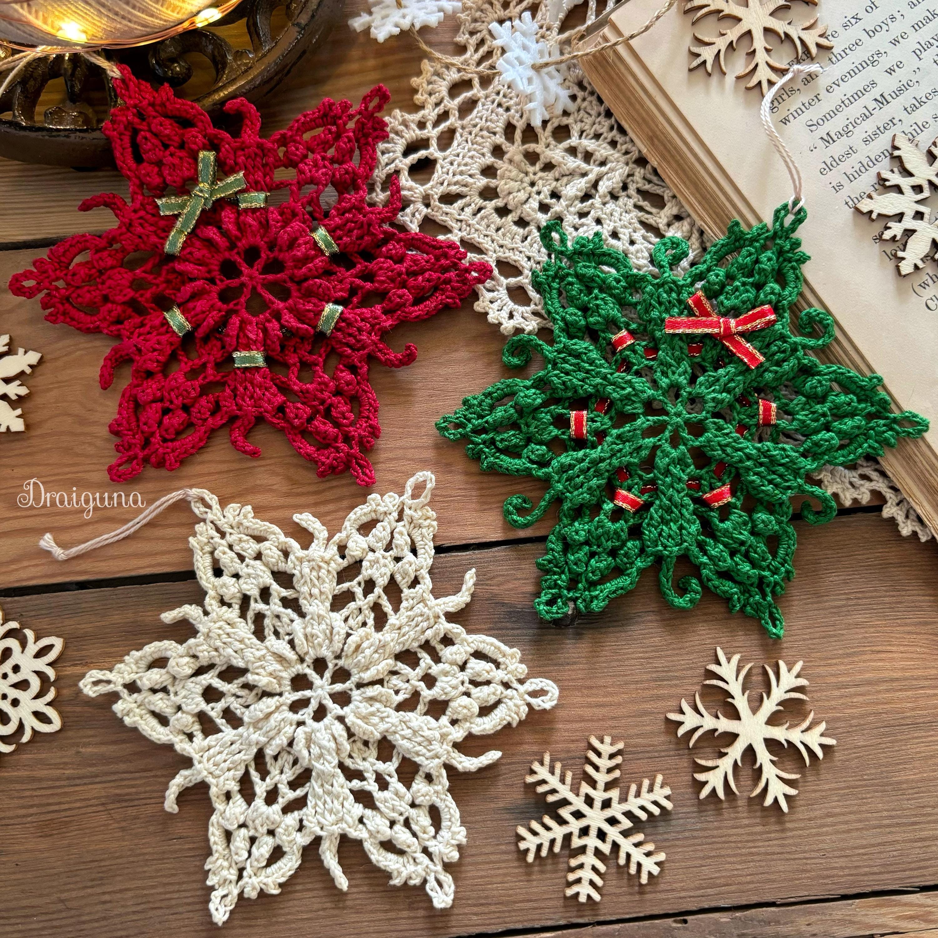 Frosty Paws Snowflake Crochet Pattern (english Only), PDF