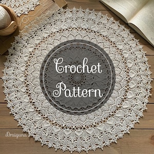 Arcanoweave Crochet Doily Pattern, PDF Digital Download