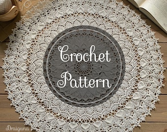 Arcanoweave Crochet Doily Pattern, PDF Digital Download