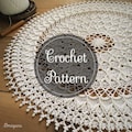 Ley Lines Crochet Doily Pattern (English Only) – PDF Digital Download