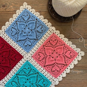 Sweetheart Square Crochet Pattern, PDF Digital Download image 6