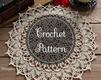 Tidesage Crochet Doily Pattern, PDF Digital Download