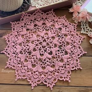 Hearthereal Crochet Doily Pattern, PDF Digital Download image 2